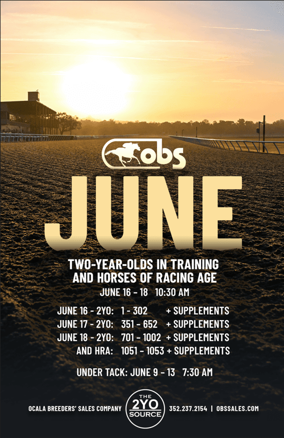Early Voting colt tops OBS June opener at $410,000