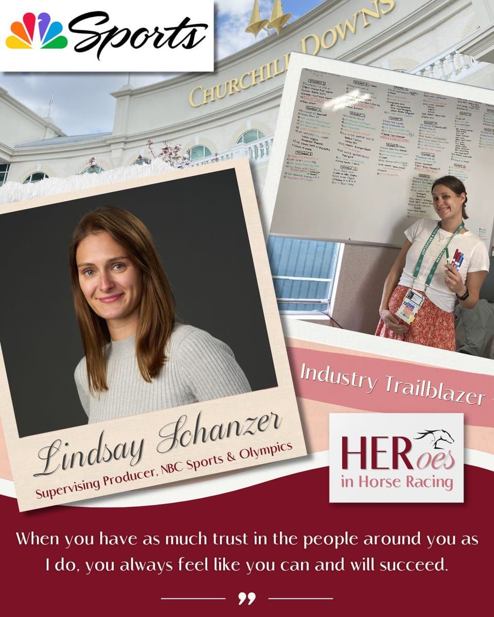 HRWA honors Lindsay Schanzer, first woman to produce Kentucky Derby telecast