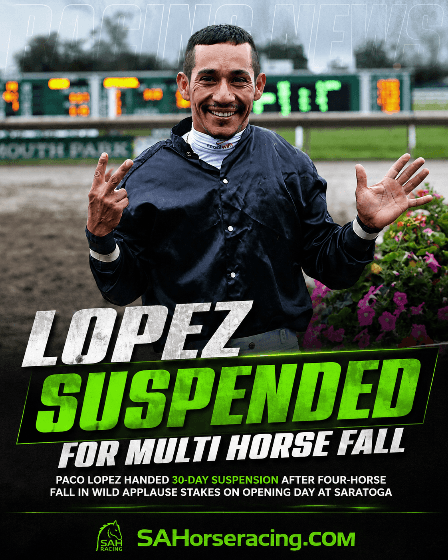 Bill Finley questions whether Paco Lopez is judged too harshly at Saratoga