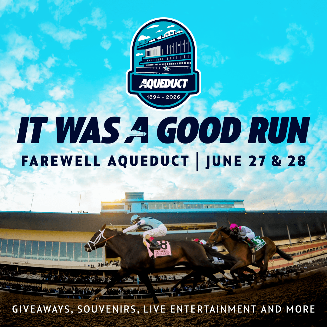Aqueduct bids emotional farewell after 132 years of New York racing