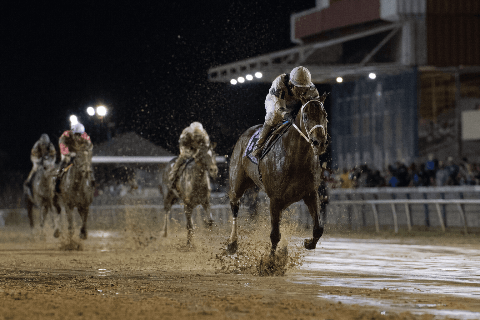 Veteran Liken It wins sloppy Kenny Cotton Memorial Stakes at Evangeline Downs