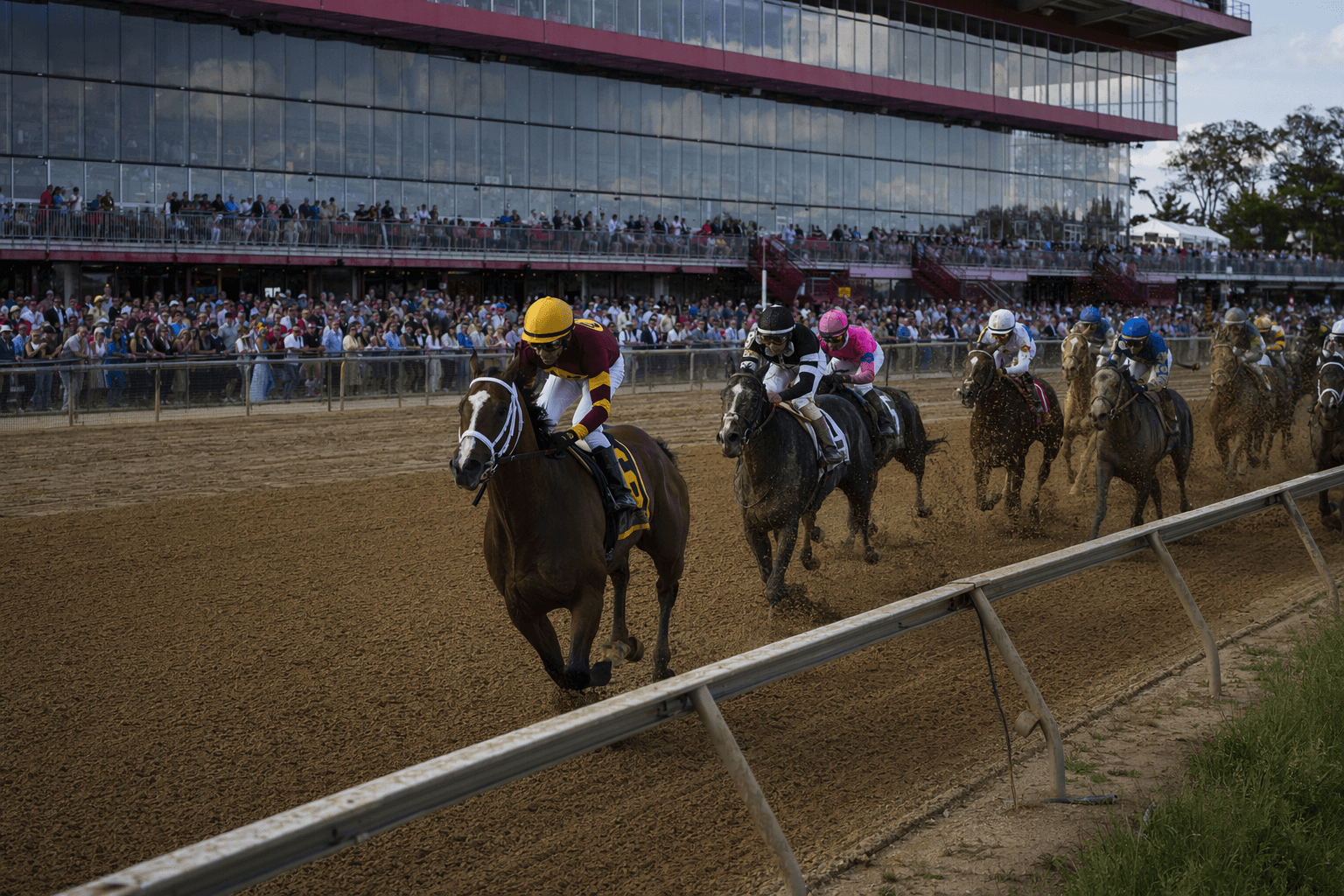 Preakness handle holds strong at Laurel despite smaller crowd