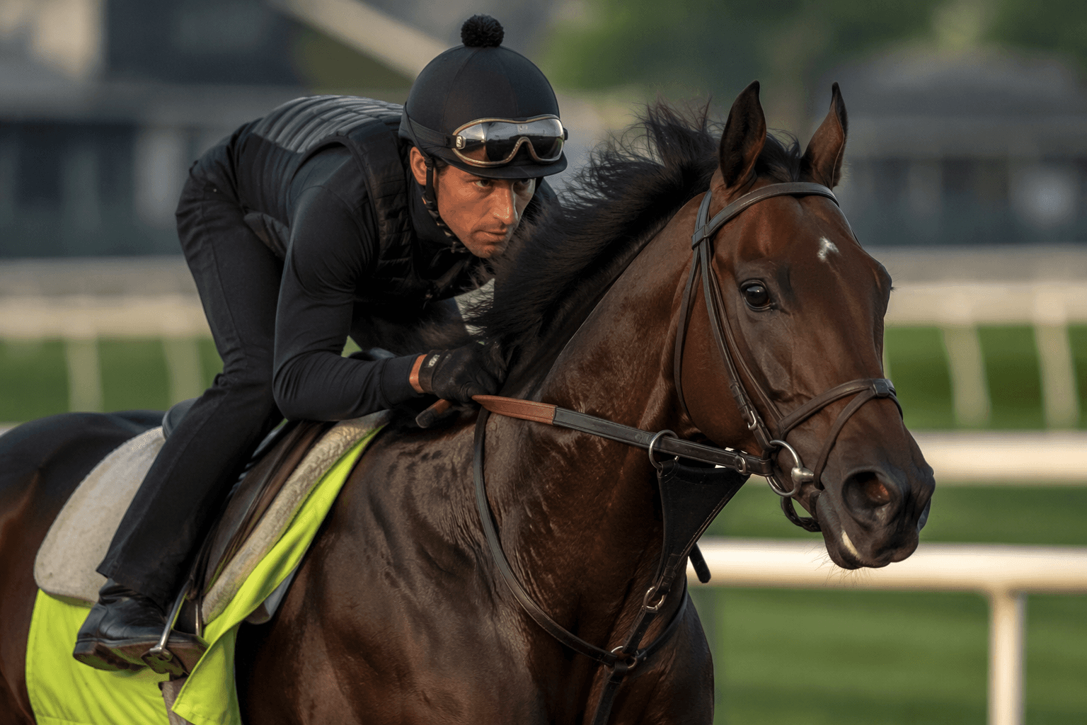 Renegade sharp in Saratoga work, Belmont Stakes bid on track