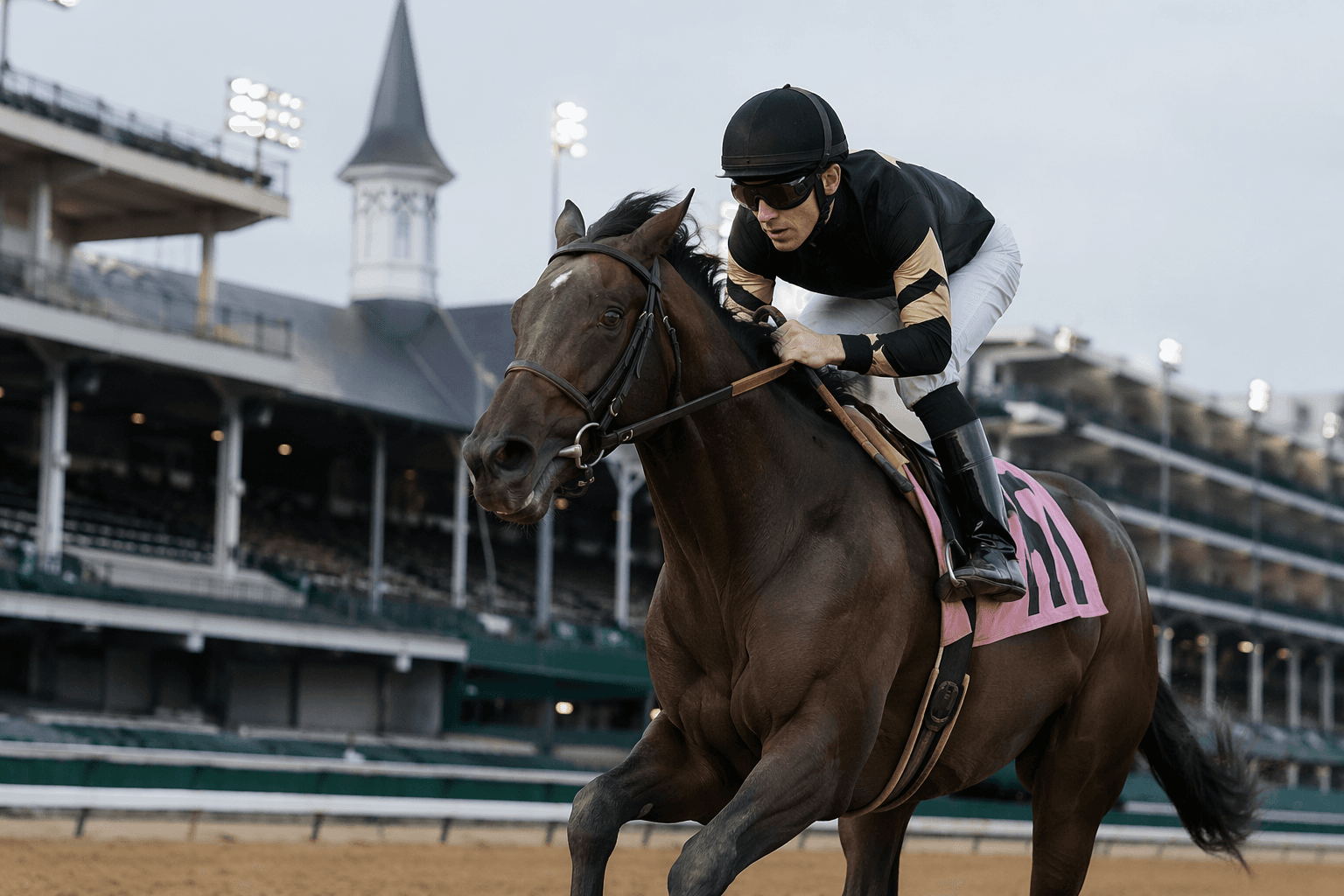 Florent Geroux splits schedule between Santa Anita and Churchill Downs