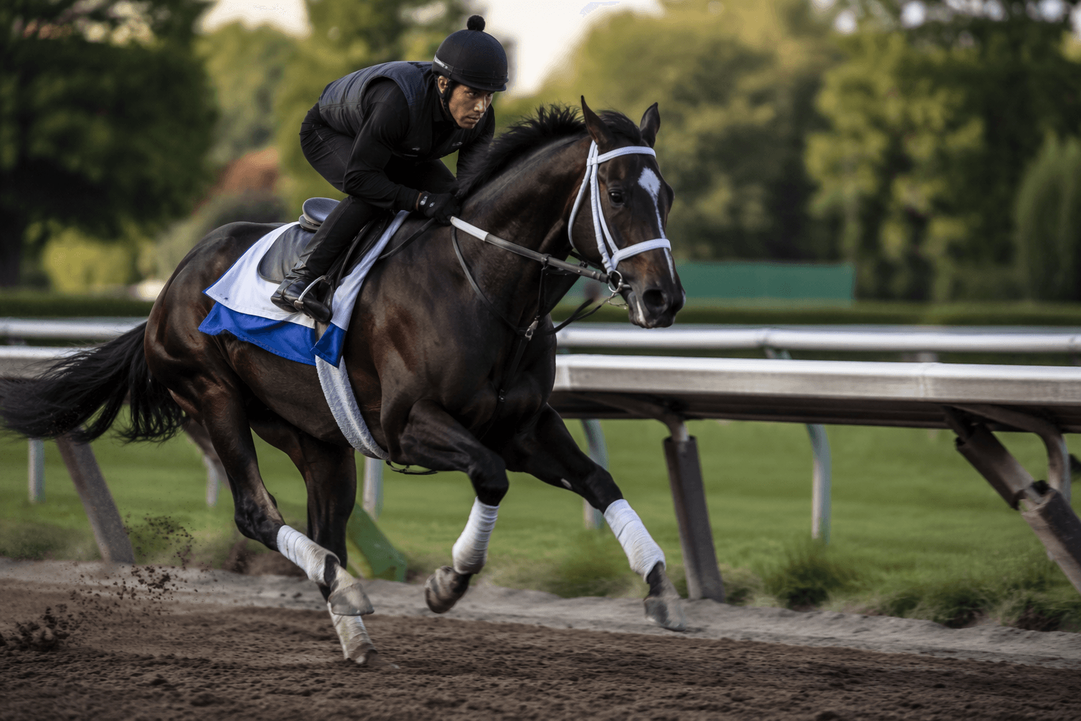 Baeza sharp in Saratoga drill, on track for Stephen Foster showdown