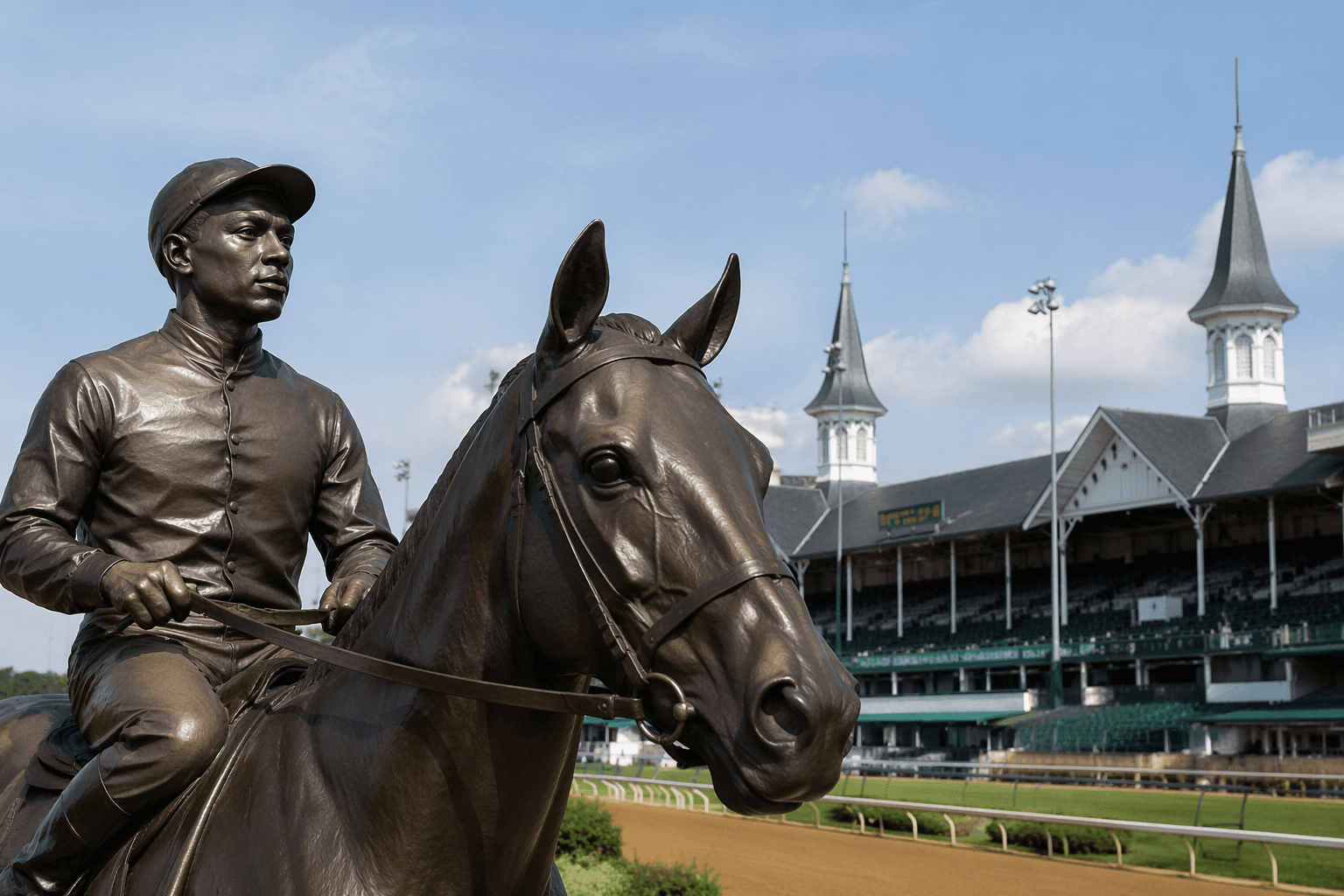 Churchill Downs to unveil statue honoring Derby pioneer Oliver Lewis