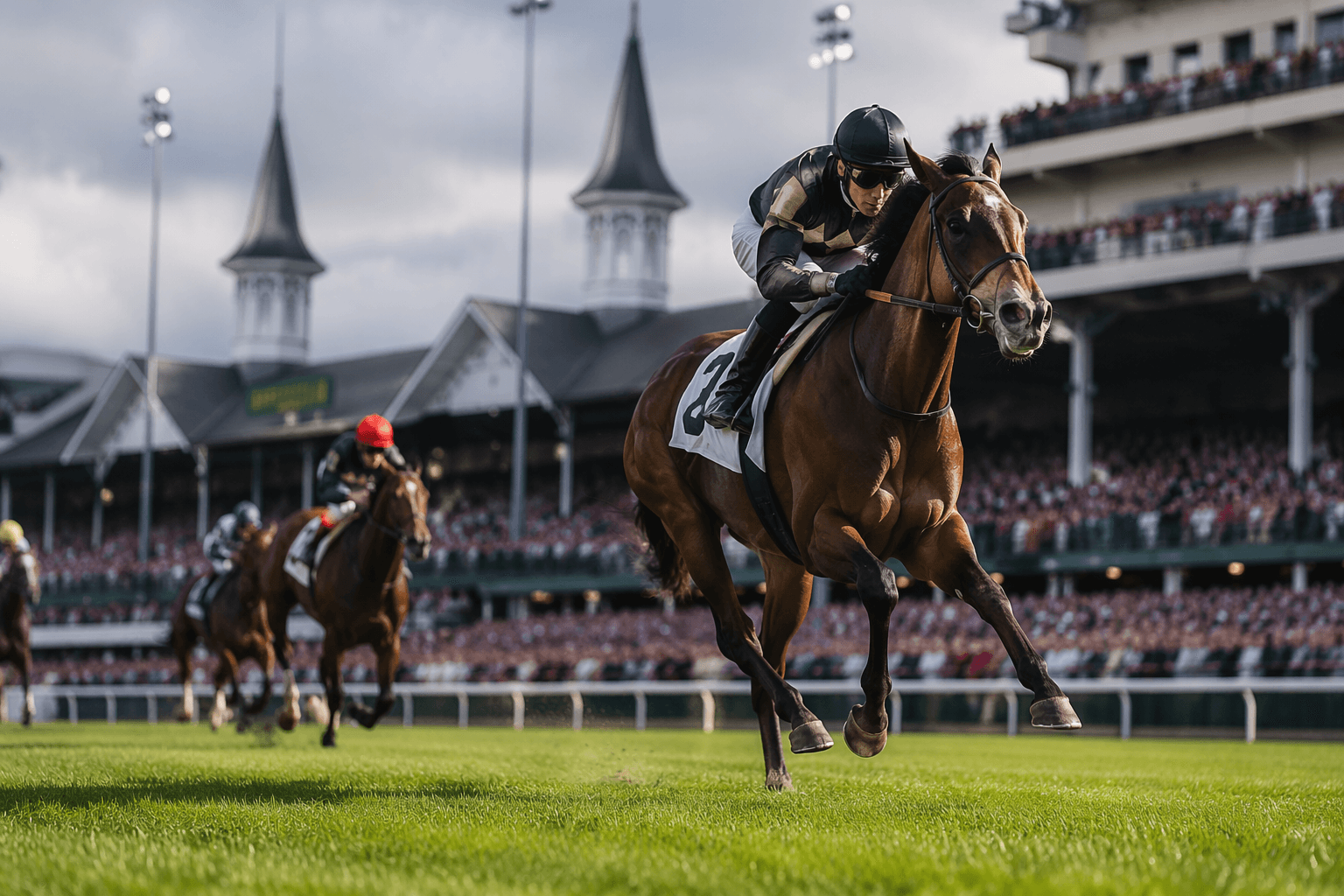 Tam Tam powers to Tepin Stakes victory at Churchill Downs