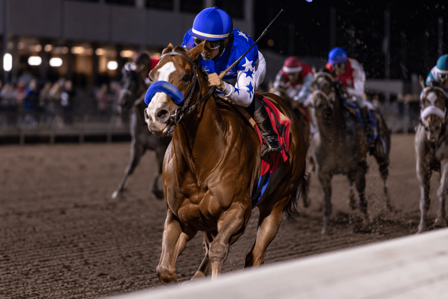 Baffert dominates Los Alamitos as Sabino Canyon wins Derby again
