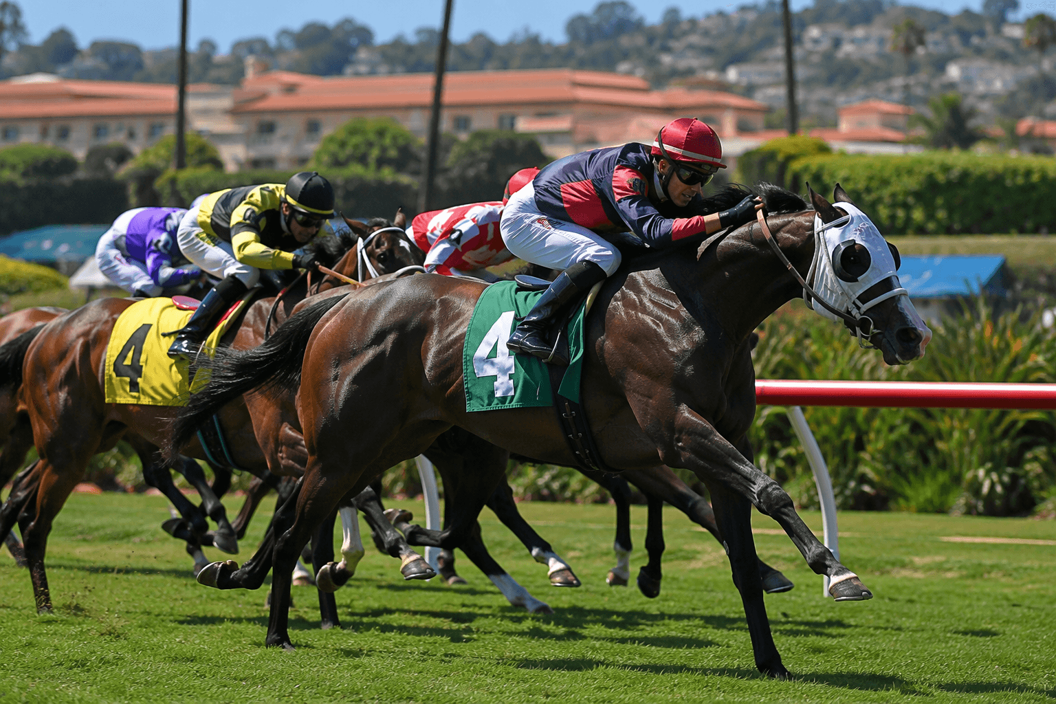 Packs a Wahlop wins Del Mar allowance optional claiming race on turf