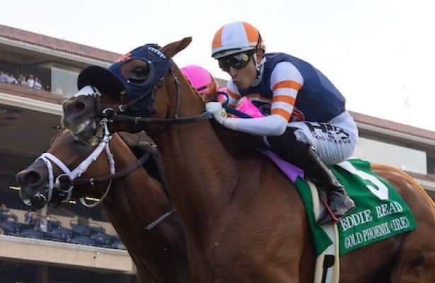 Gold Phoenix wins Eddie Read Stakes in photo finish at Del Mar
