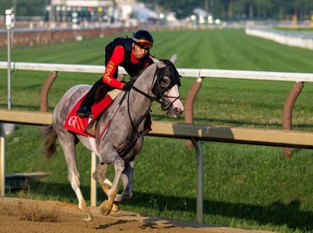 Sandman sharpens for Jim Dandy with half-mile Saratoga breeze