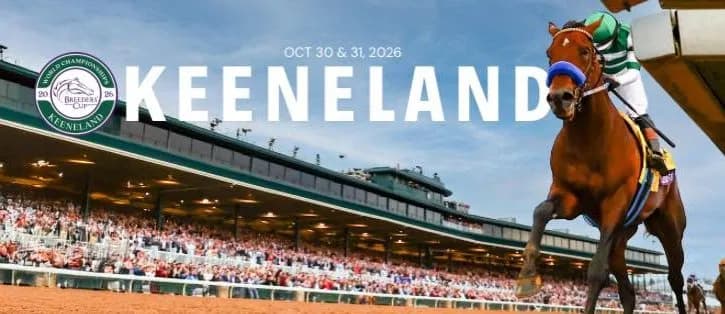 Breeders' Cup returns to Keeneland in 2026, Belmont Park in 2027
