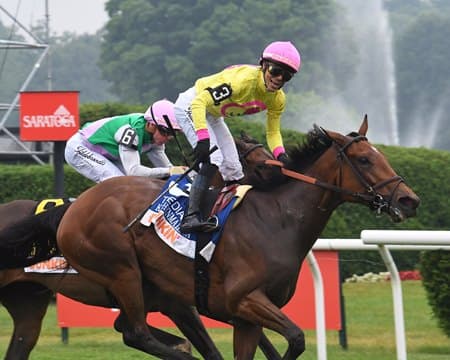 Kathynmarissa wins Diana as Chad Brown extends Saratoga dominance