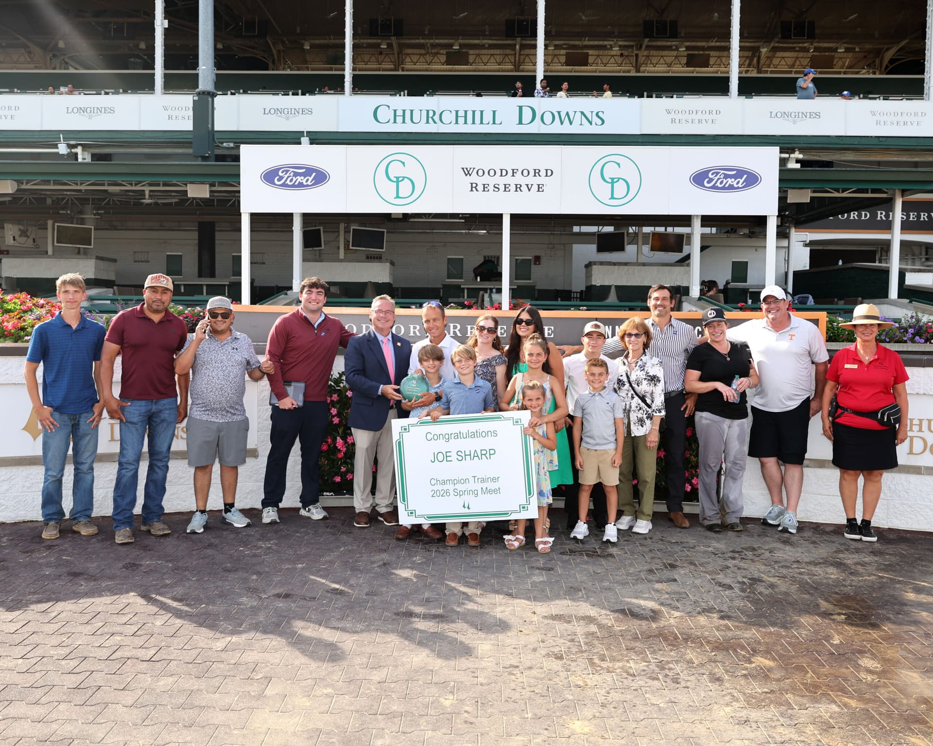 Joe Sharp repeats as Churchill Downs leading trainer in tight finish