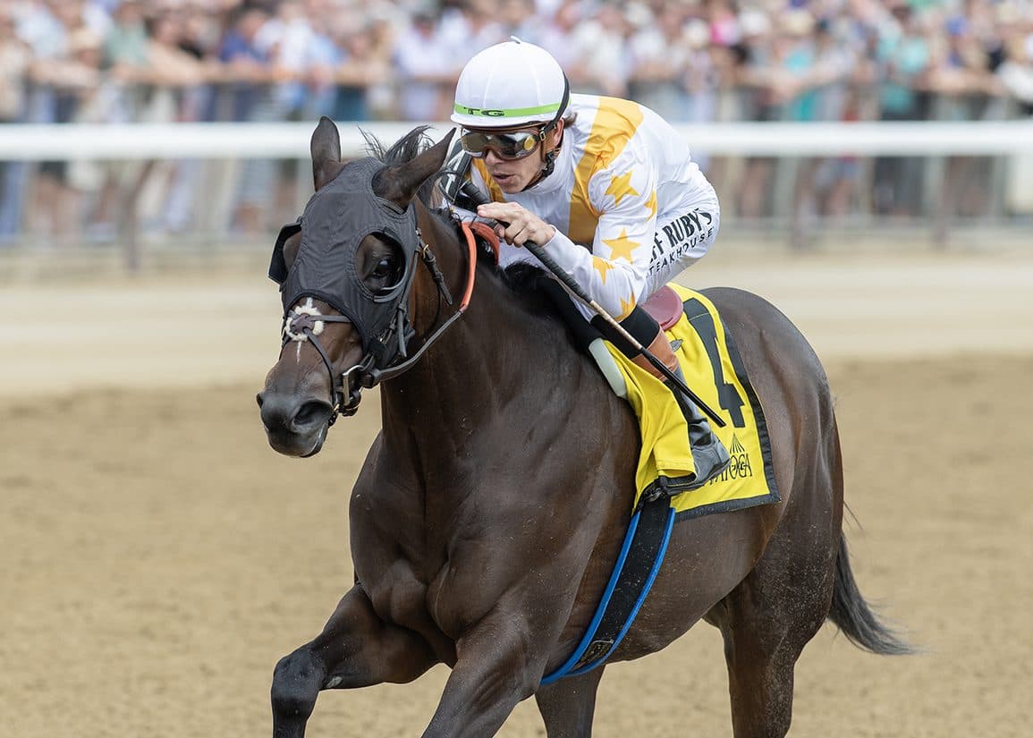 Mashallah storms to seven-length Saratoga win over Feminism